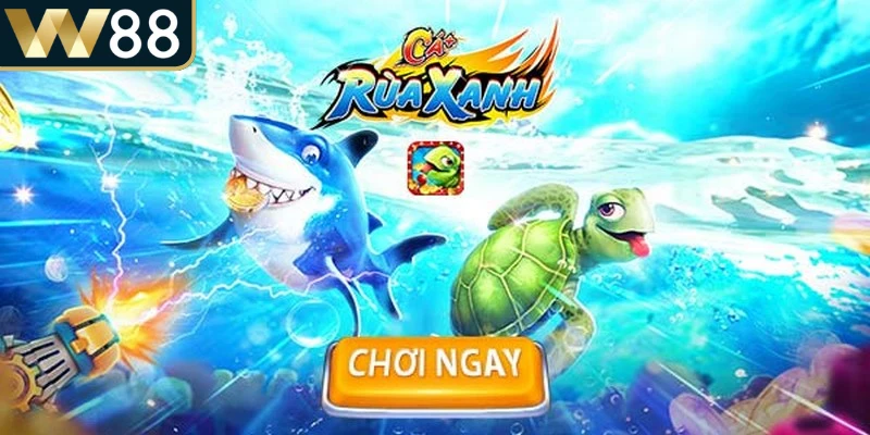 Trò chơi bắn cá rùa xanh được xem là một game hot nhất hiện nay 