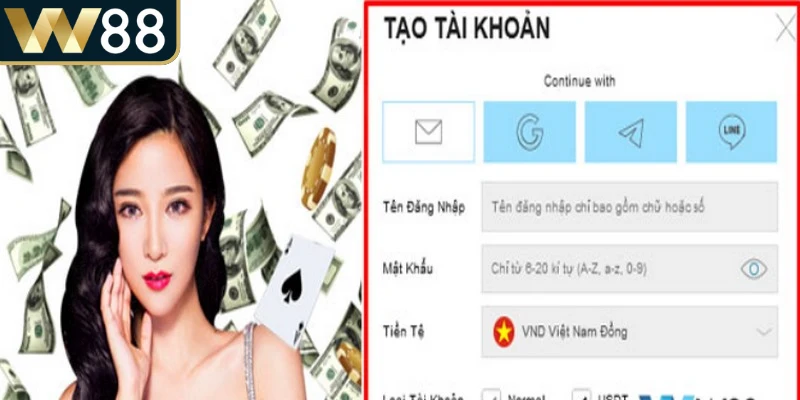 Thao tác đăng ký W88 máy tính đem lại hiệu quả cao