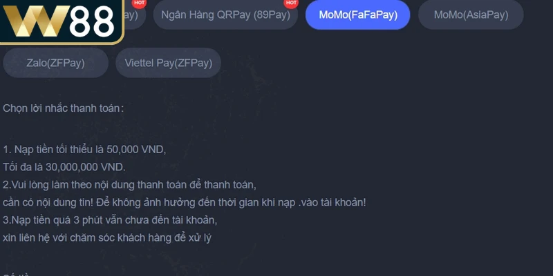 Nạp Tiền W88 Ví Điện Tử Tiện Ích Cho Người Chơi Hiện Đại 2 Nạp tiền W88 ví điện tử trở thành giải pháp phổ biến nhờ tốc độ xử lý linh hoạt