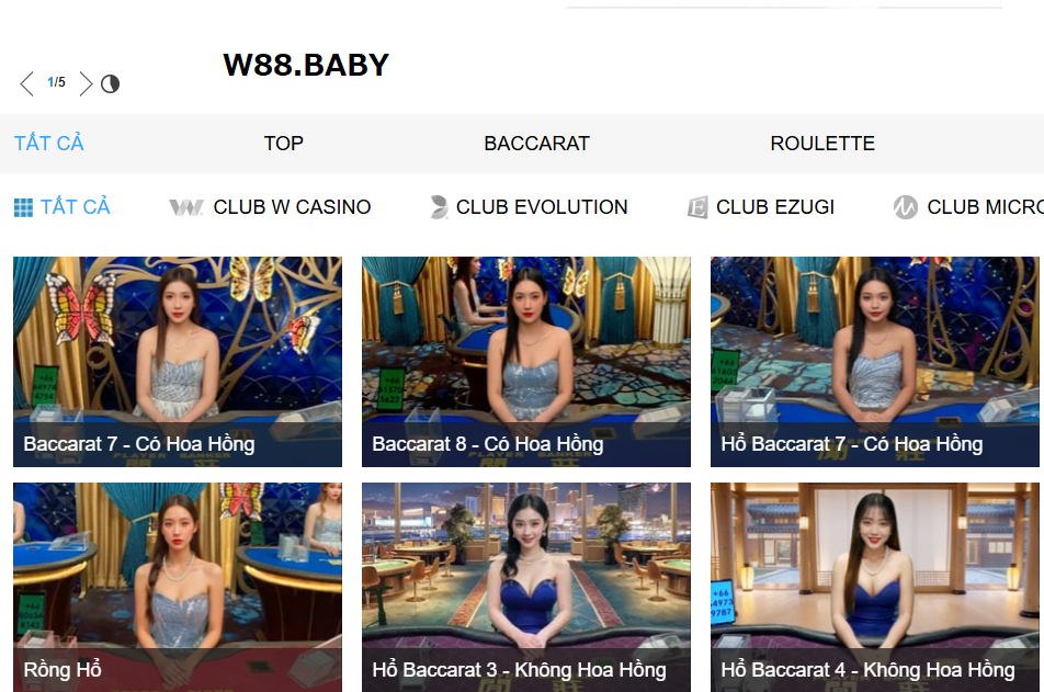 Sòng bài 5 sao w88 Sòng bài 5 sao w88