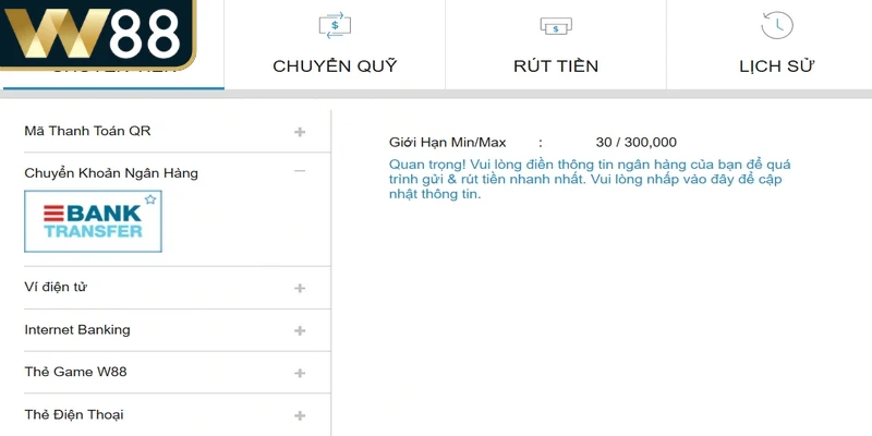 Tổng quan thời gian xử lý giao dịch tại nhà cái W88 